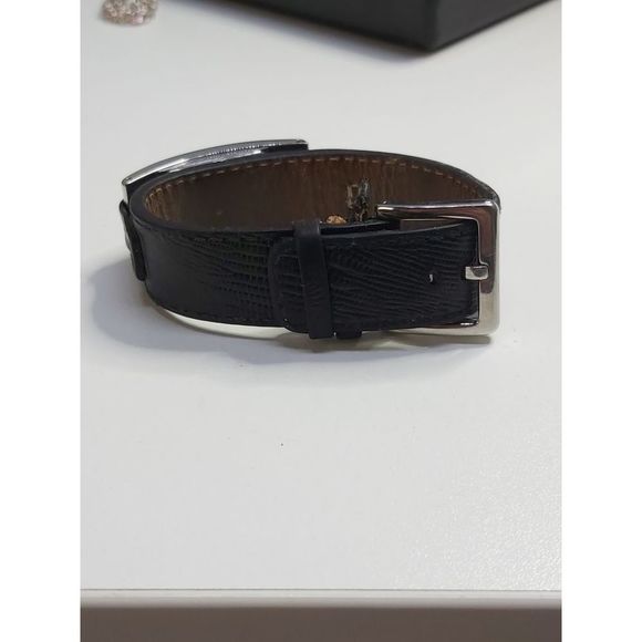 DKNY Silver & Brown Leather Wrist Watch - Picture 2 of 8